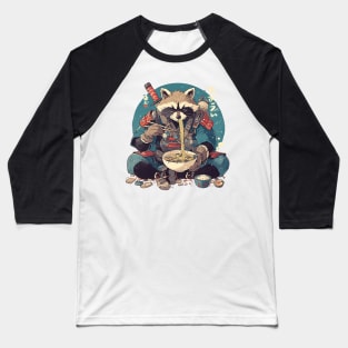 samurai raccoon Baseball T-Shirt